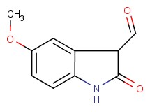 5-methoxy-2-oxoindoline-3-carbaldehyde 5-methoxy-2-oxoindoline-3-carbaldehyde