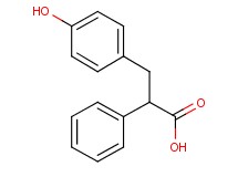 3-(4-hydroxyphenyl)-2-phenylpropanoic acid 3-(4-hydroxyphenyl)-2-phenylpropanoic acid