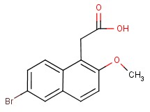 (6-bromo-2-methoxy-1-naphthyl)acetic acid (6-bromo-2-methoxy-1-naphthyl)acetic acid