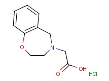 2,3-dihydro-1,4-benzoxazepin-4(5H)-ylacetic acid hydrochloride 2,3-dihydro-1,4-benzoxazepin-4(5H)-ylacetic acid hydrochloride