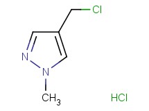 4-(chloromethyl)-1-methyl-1H-pyrazole hydrochloride 4-(chloromethyl)-1-methyl-1H-pyrazole hydrochloride