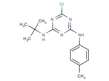 N-(tert-butyl)-6-chloro-N'-(4-methylphenyl)-1,3,5-triazine-2,4-diamine