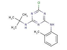 N-(tert-butyl)-6-chloro-N'-(2-methylphenyl)-1,3,5-triazine-2,4-diamine