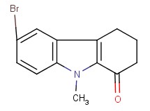 6-bromo-9-methyl-2,3,4,9-tetrahydro-1H-carbazol-1-one 6-bromo-9-methyl-2,3,4,9-tetrahydro-1H-carbazol-1-one
