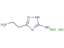 3-(2-aminoethyl)-1H-1,2,4-triazol-5-amine dihydrochloride 3-(2-aminoethyl)-1H-1,2,4-triazol-5-amine dihydrochloride