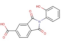 2-(2-hydroxyphenyl)-1,3-dioxoisoindoline-5-carboxylic acid 2-(2-hydroxyphenyl)-1,3-dioxoisoindoline-5-carboxylic acid
