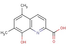 8-hydroxy-5,7-dimethylquinoline-2-carboxylic acid 8-hydroxy-5,7-dimethylquinoline-2-carboxylic acid