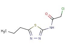 2-chloro-N-(5-propyl-1,3,4-thiadiazol-2-yl)acetamide 2-chloro-N-(5-propyl-1,3,4-thiadiazol-2-yl)acetamide