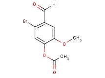 5-bromo-4-formyl-2-methoxyphenyl acetate 5-bromo-4-formyl-2-methoxyphenyl acetate