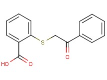 2-[(2-oxo-2-phenylethyl)thio]benzoic acid