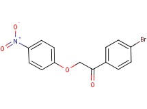 1-(4-bromophenyl)-2-(4-nitrophenoxy)ethanone 1-(4-bromophenyl)-2-(4-nitrophenoxy)ethanone