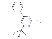 4-tert-butyl-6-phenyl-2-pyrimidinamine 4-tert-butyl-6-phenyl-2-pyrimidinamine