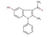 1-(5-hydroxy-2-methyl-1-phenyl-1H-indol-3-yl)ethanone 1-(5-hydroxy-2-methyl-1-phenyl-1H-indol-3-yl)ethanone