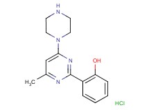 2-[4-methyl-6-(1-piperazinyl)-2-pyrimidinyl]phenol hydrochloride