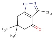 3,6,6-trimethyl-1,5,6,7-tetrahydro-4H-indazol-4-one 3,6,6-trimethyl-1,5,6,7-tetrahydro-4H-indazol-4-one
