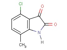4-chloro-7-methyl-1H-indole-2,3-dione 4-chloro-7-methyl-1H-indole-2,3-dione