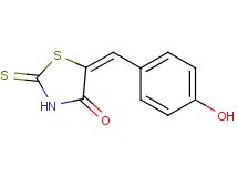 5-(4-hydroxybenzylidene)-2-thioxo-1,3-thiazolidin-4-one 5-(4-hydroxybenzylidene)-2-thioxo-1,3-thiazolidin-4-one