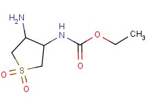 ethyl (4-amino-1,1-dioxidotetrahydro-3-thienyl)carbamate ethyl (4-amino-1,1-dioxidotetrahydro-3-thienyl)carbamate