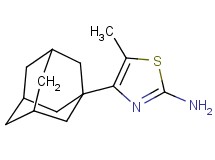 4-(1-adamantyl)-5-methyl-1,3-thiazol-2-amine 4-(1-adamantyl)-5-methyl-1,3-thiazol-2-amine