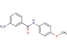 3-amino-N-(4-methoxyphenyl)benzamide 3-amino-N-(4-methoxyphenyl)benzamide