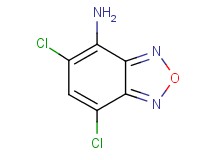 5,7-dichloro-2,1,3-benzoxadiazol-4-amine 5,7-dichloro-2,1,3-benzoxadiazol-4-amine