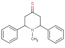 1-methyl-2,6-diphenylpiperidin-4-one 1-methyl-2,6-diphenylpiperidin-4-one
