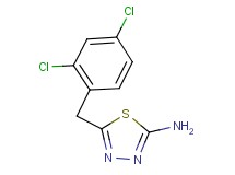5-(2,4-dichlorobenzyl)-1,3,4-thiadiazol-2-amine 5-(2,4-dichlorobenzyl)-1,3,4-thiadiazol-2-amine