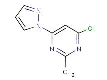 4-chloro-2-methyl-6-(1H-pyrazol-1-yl)pyrimidine