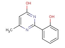 2-(2-hydroxyphenyl)-6-methyl-4-pyrimidinol 2-(2-hydroxyphenyl)-6-methyl-4-pyrimidinol