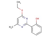 2-(4-ethoxy-6-methyl-2-pyrimidinyl)phenol 2-(4-ethoxy-6-methyl-2-pyrimidinyl)phenol