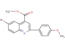 methyl 6-bromo-2-(4-methoxyphenyl)quinoline-4-carboxylate