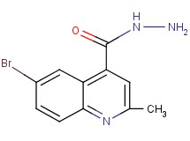 6-bromo-2-methylquinoline-4-carbohydrazide 6-bromo-2-methylquinoline-4-carbohydrazide