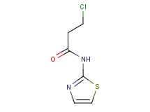 3-chloro-N-1,3-thiazol-2-ylpropanamide 3-chloro-N-1,3-thiazol-2-ylpropanamide