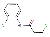 3-chloro-N-(2-chlorophenyl)propanamide 3-chloro-N-(2-chlorophenyl)propanamide