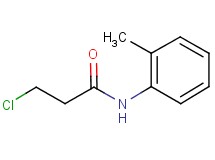 3-chloro-N-(2-methylphenyl)propanamide 3-chloro-N-(2-methylphenyl)propanamide