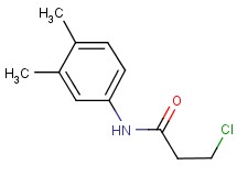 3-chloro-N-(3,4-dimethylphenyl)propanamide 3-chloro-N-(3,4-dimethylphenyl)propanamide