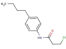 N-(4-butylphenyl)-3-chloropropanamide N-(4-butylphenyl)-3-chloropropanamide