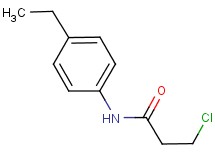 3-chloro-N-(4-ethylphenyl)propanamide 3-chloro-N-(4-ethylphenyl)propanamide