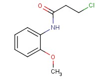 3-chloro-N-(2-methoxyphenyl)propanamide 3-chloro-N-(2-methoxyphenyl)propanamide