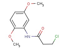 3-chloro-N-(2,5-dimethoxyphenyl)propanamide 3-chloro-N-(2,5-dimethoxyphenyl)propanamide