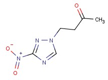 4-(3-nitro-1H-1,2,4-triazol-1-yl)butan-2-one 4-(3-nitro-1H-1,2,4-triazol-1-yl)butan-2-one