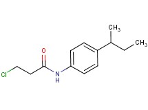 N-(4-sec-butylphenyl)-3-chloropropanamide N-(4-sec-butylphenyl)-3-chloropropanamide
