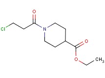 ethyl 1-(3-chloropropanoyl)-4-piperidinecarboxylate ethyl 1-(3-chloropropanoyl)-4-piperidinecarboxylate