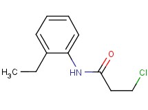 3-chloro-N-(2-ethylphenyl)propanamide 3-chloro-N-(2-ethylphenyl)propanamide