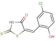 5-(5-chloro-2-hydroxybenzylidene)-2-thioxo-1,3-thiazolidin-4-one 5-(5-chloro-2-hydroxybenzylidene)-2-thioxo-1,3-thiazolidin-4-one