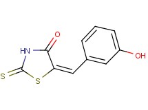 5-(3-hydroxybenzylidene)-2-thioxo-1,3-thiazolidin-4-one 5-(3-hydroxybenzylidene)-2-thioxo-1,3-thiazolidin-4-one