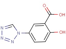 2-hydroxy-5-(1H-tetrazol-1-yl)benzoic acid 2-hydroxy-5-(1H-tetrazol-1-yl)benzoic acid