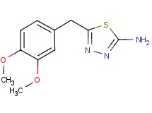 5-(3,4-dimethoxybenzyl)-1,3,4-thiadiazol-2-amine 5-(3,4-dimethoxybenzyl)-1,3,4-thiadiazol-2-amine