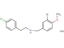 N-(3-bromo-4-methoxybenzyl)-2-(4-chlorophenyl)ethanamine hydrobromide