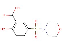 2-hydroxy-5-(morpholin-4-ylsulfonyl)benzoic acid 2-hydroxy-5-(morpholin-4-ylsulfonyl)benzoic acid